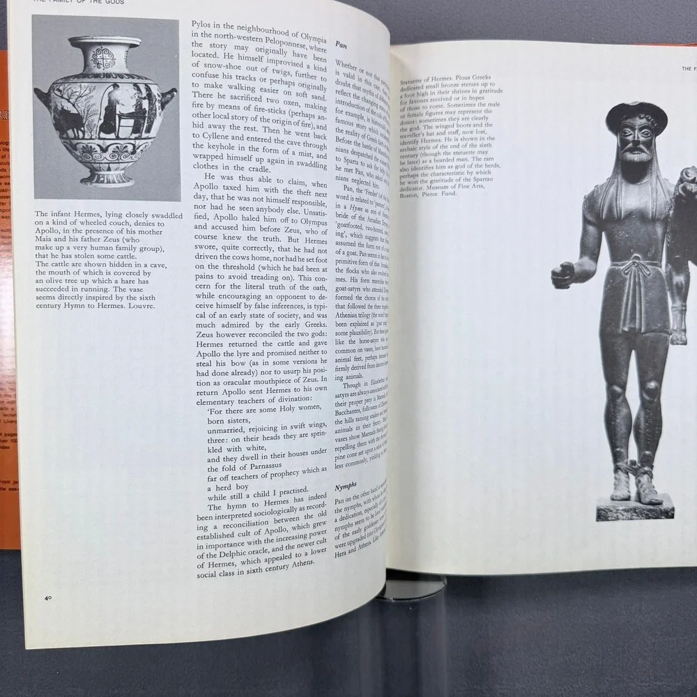 John Pinsent Greek Mythology Hardcover 1973 2nd Impression History Art Book